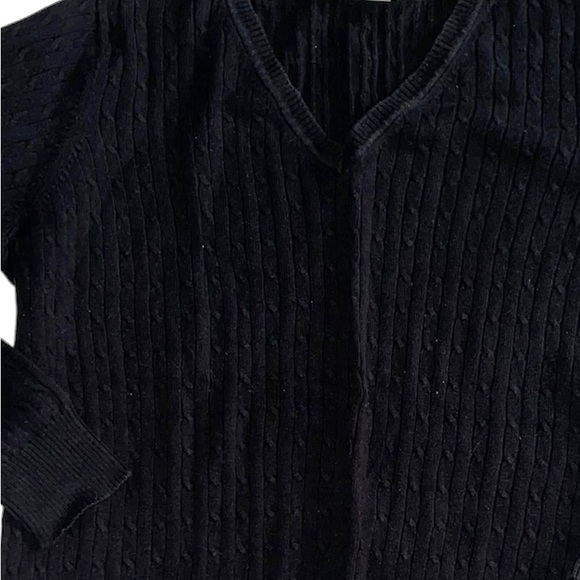 Kim Rogers Black Pullover Sweater PXL - Picture 2 of 3